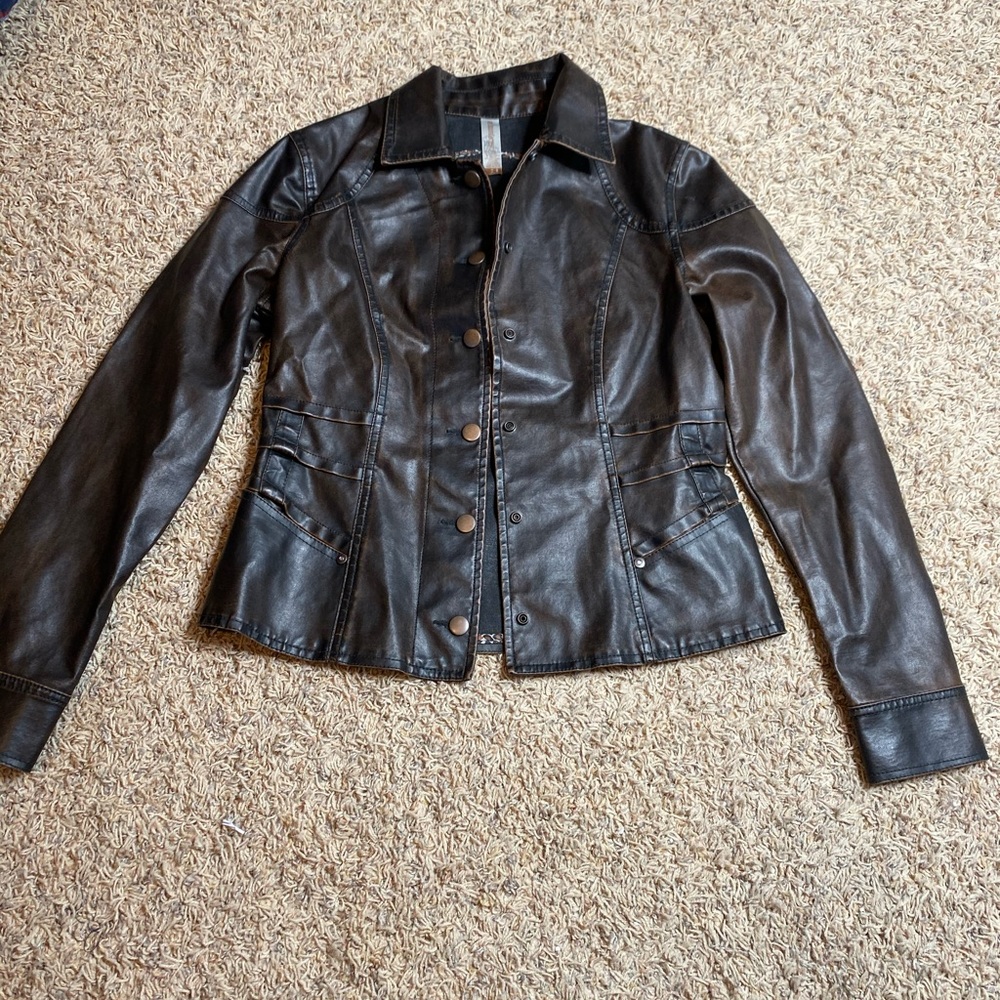 Leather jacket